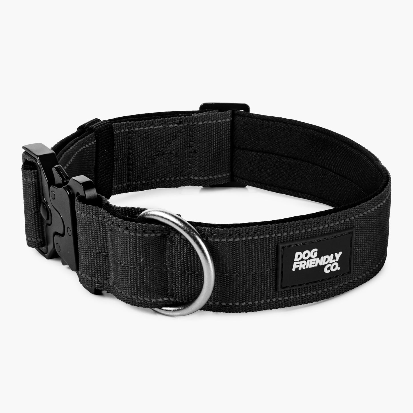 Halsband-Set für Spaziergänge - Schwarz