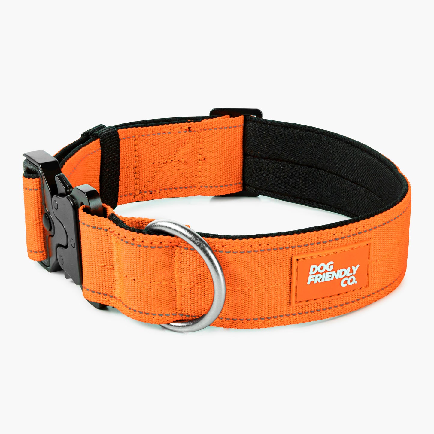 Halsband-Set für Spaziergänge - Signalorange