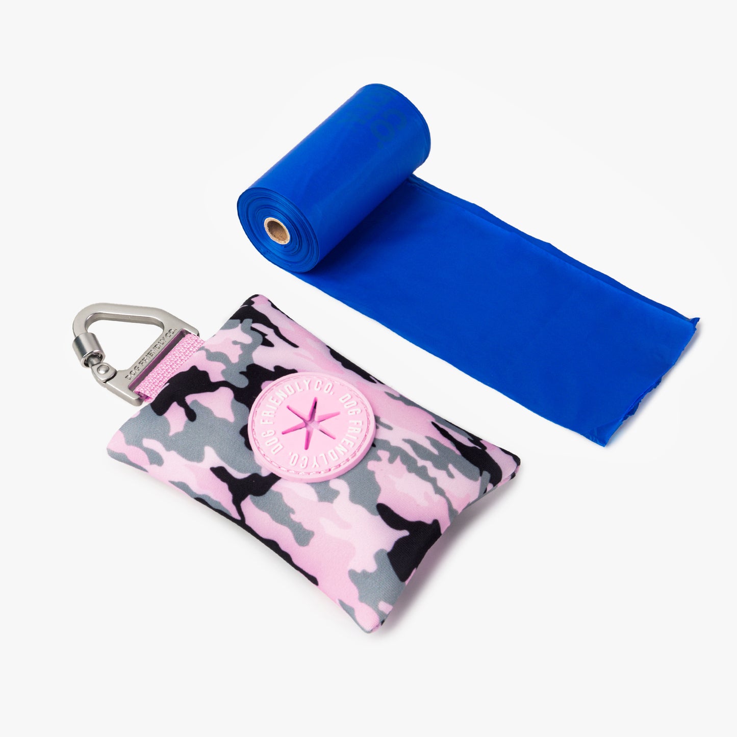 Hundekotbeutelhalter - Rosa Camouflage