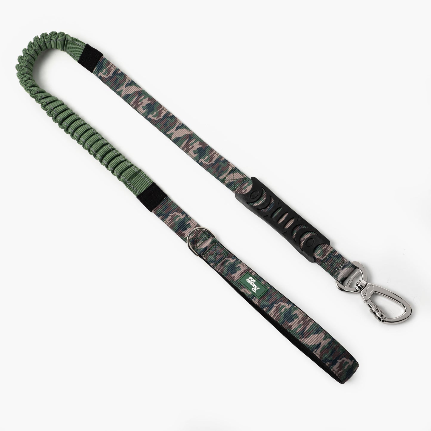 Halsband-Set für Spaziergänge - Grünes Tarnmuster