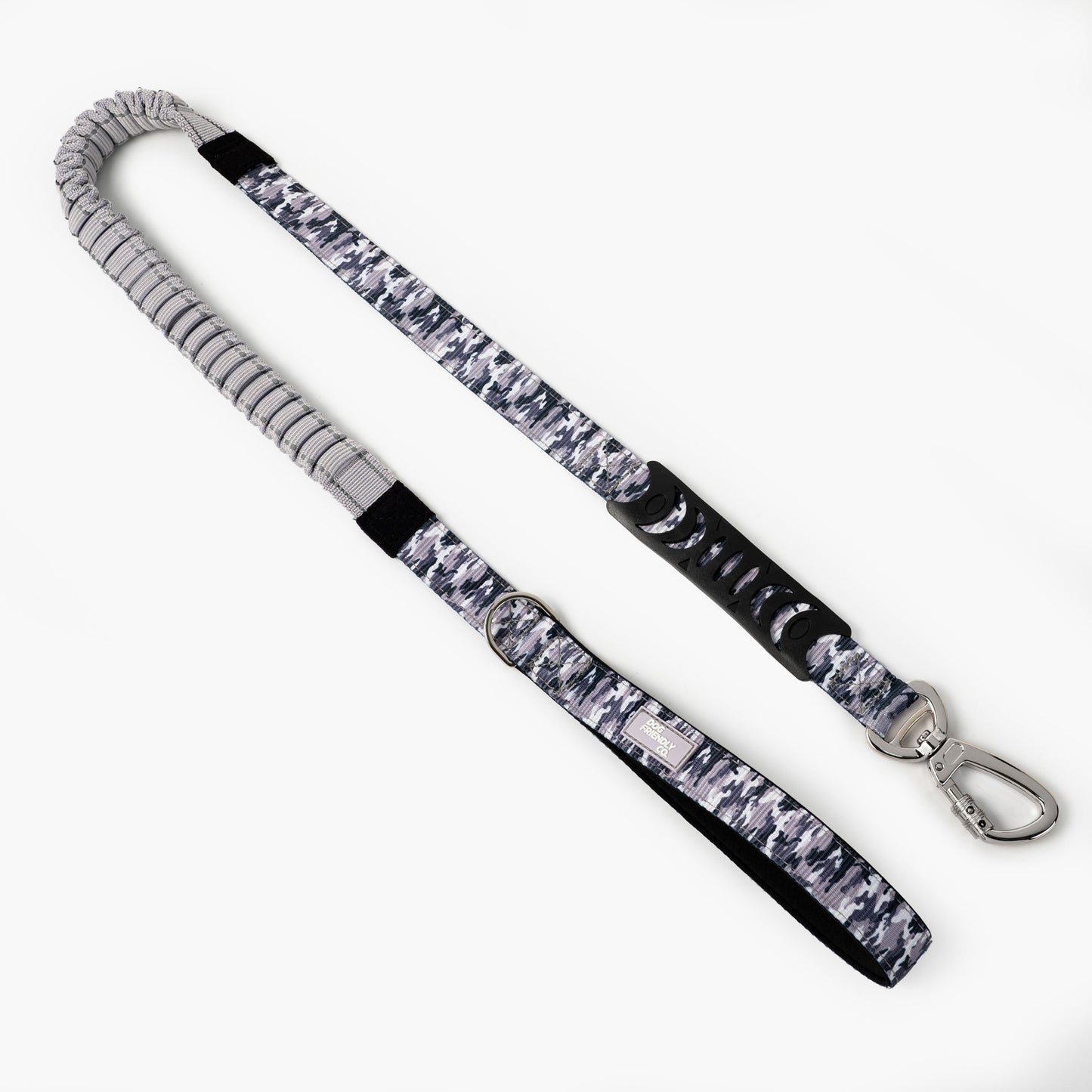 Halsband-Set für Spaziergänge - Grauer Tarnmuster
