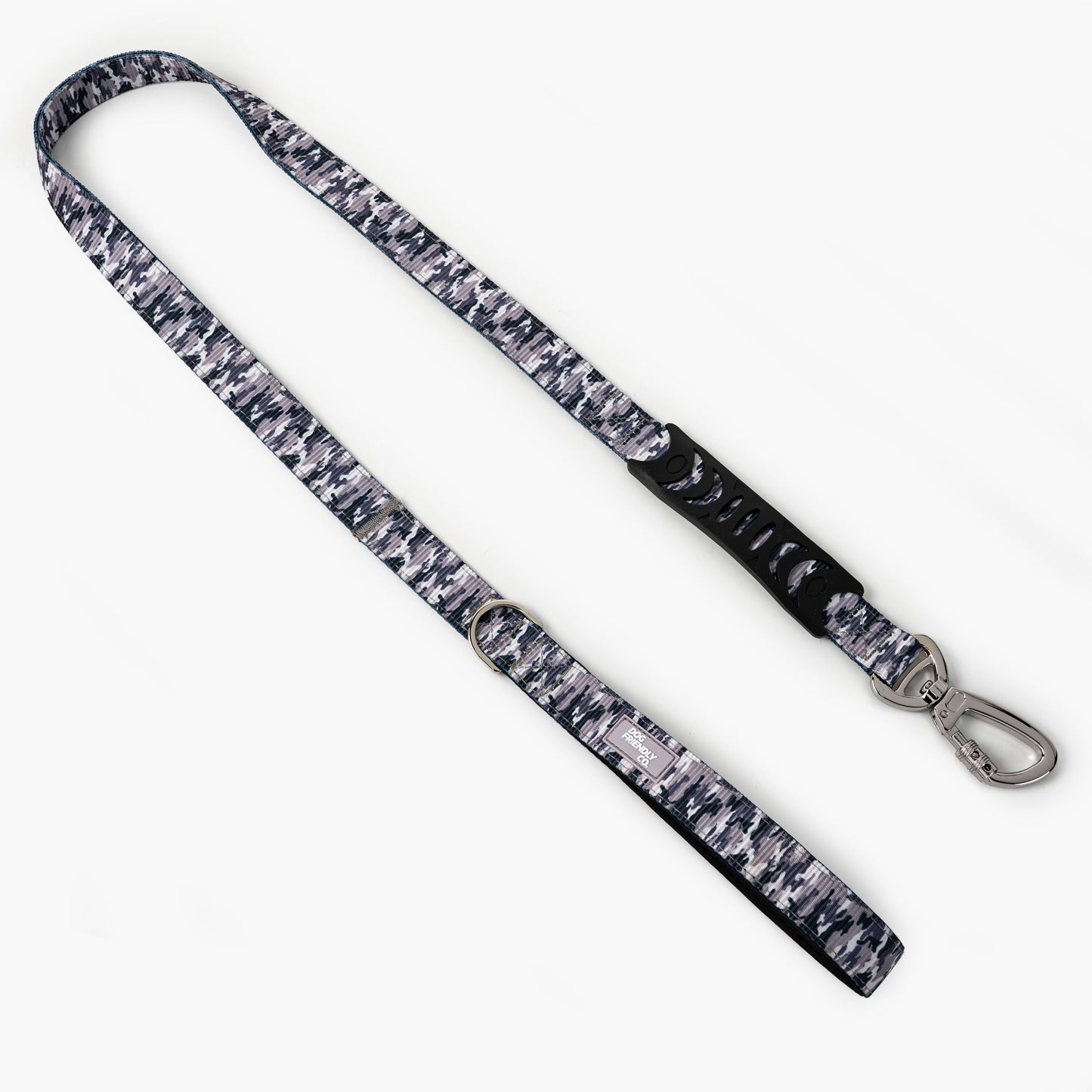 Halsband-Set für Spaziergänge - Grauer Tarnmuster