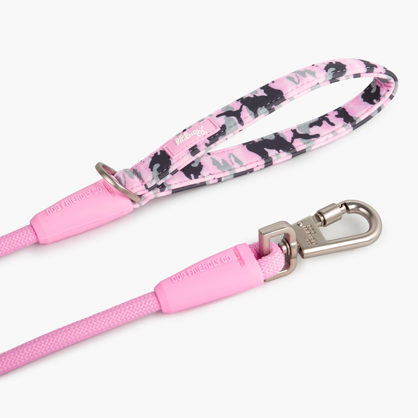 Seil-Hundeleine - Pink Camo