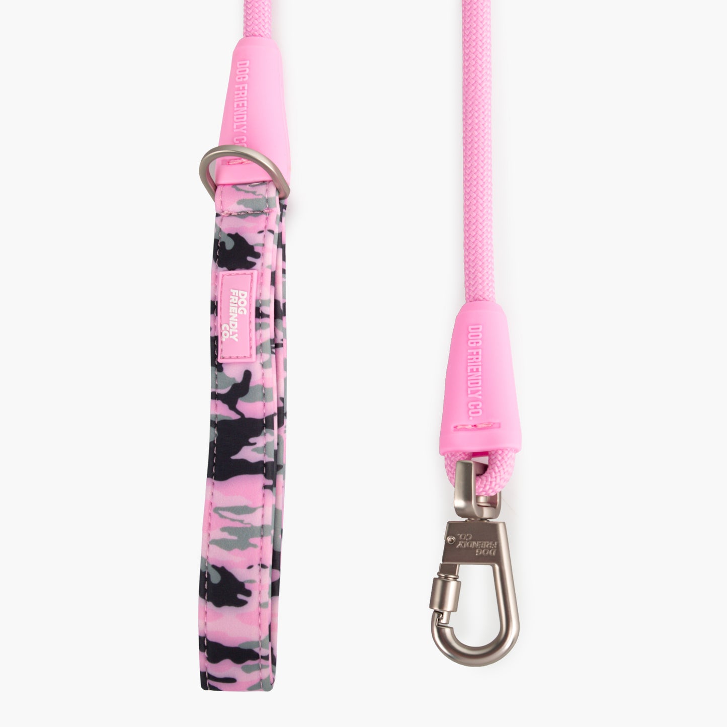 Seil-Hundeleine - Pink Camo