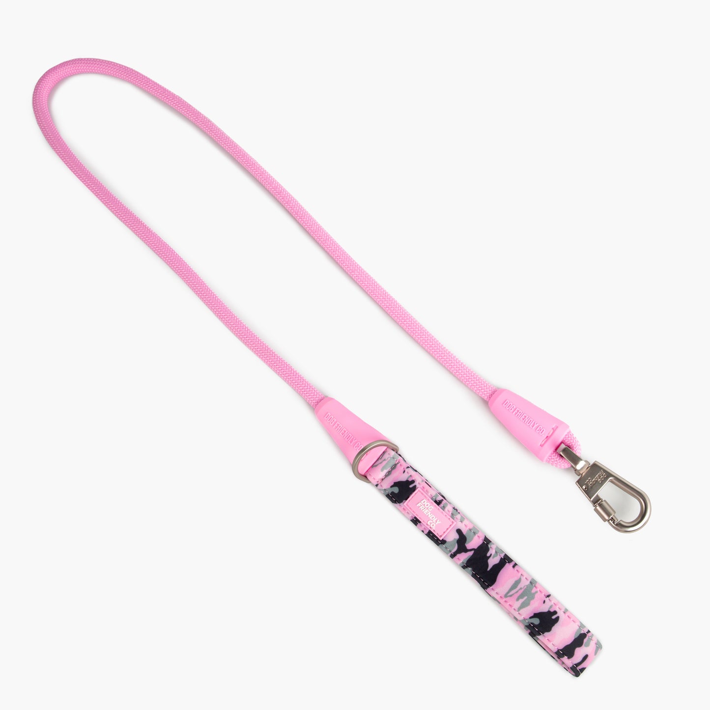Seil-Hundeleine - Pink Camo