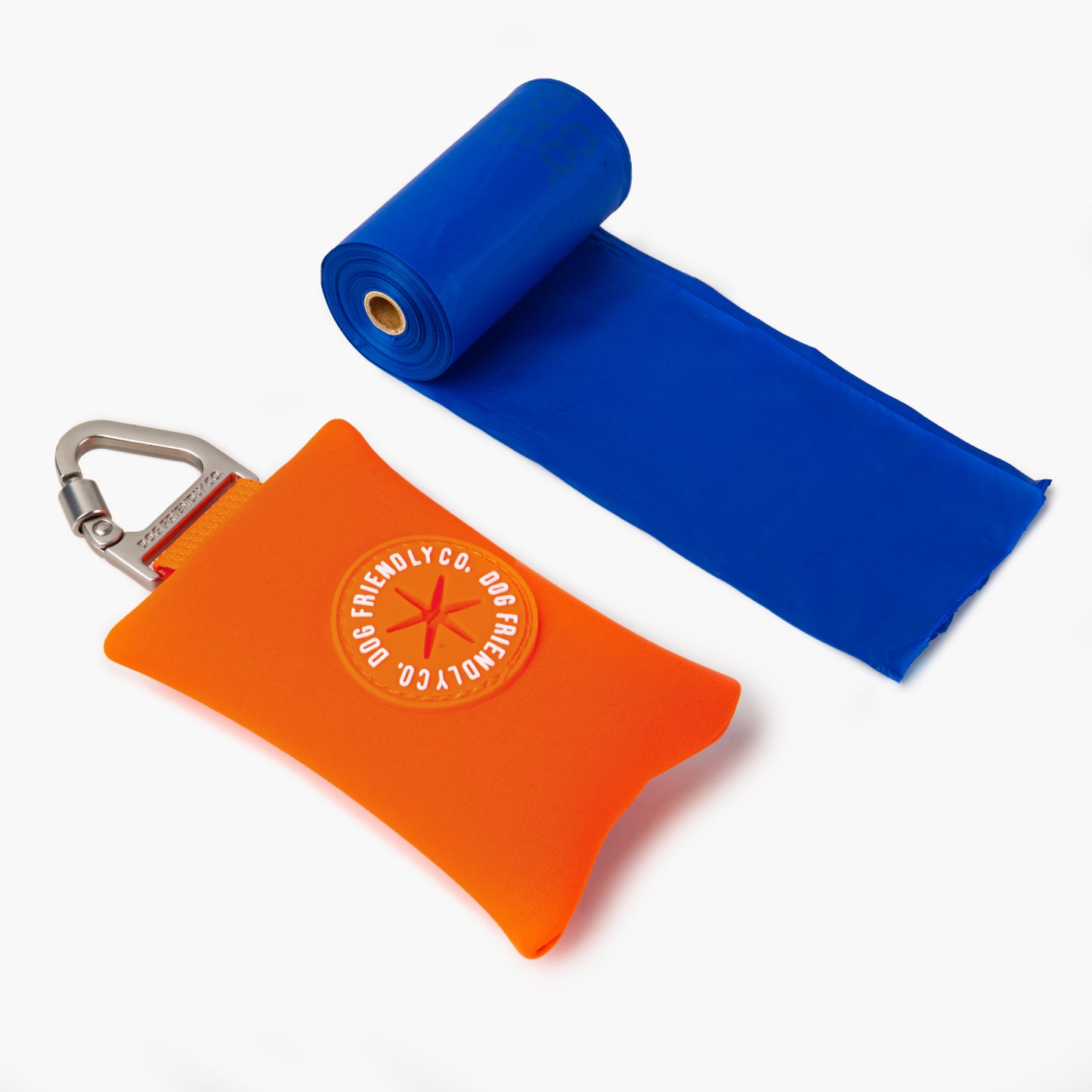 Halsband-Set für Spaziergänge - Signalorange