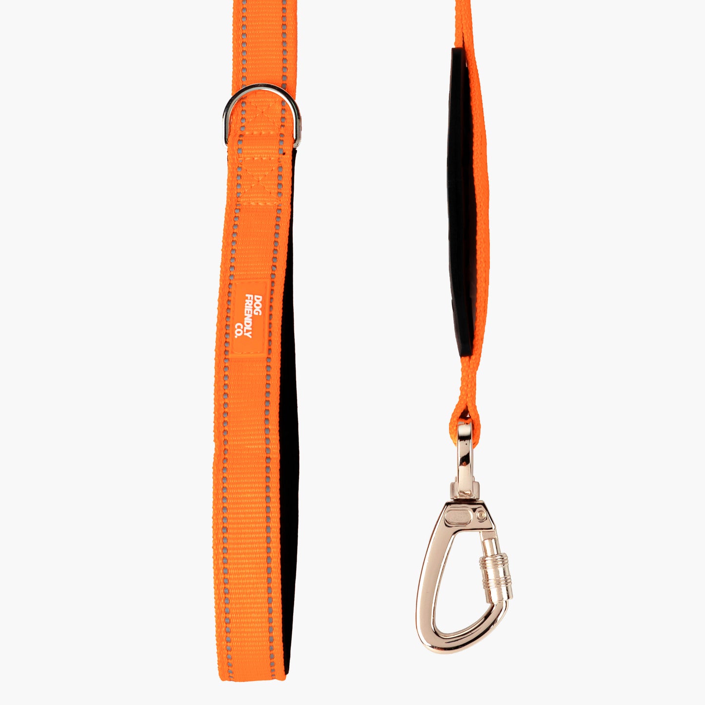 Klassische Hundeleine - Hi-Vis Orange