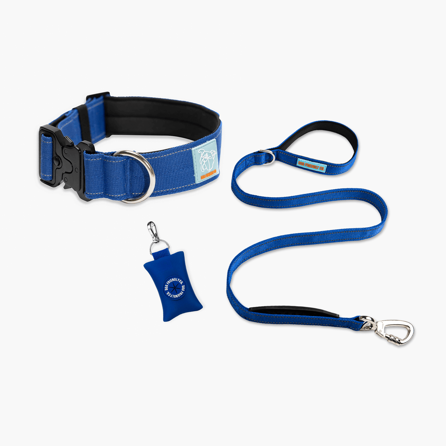 Halsband-Set - Klassisches Blau