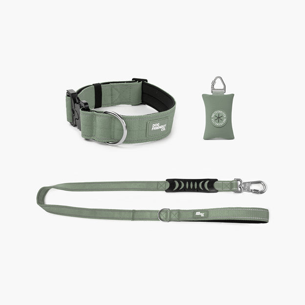 Collar Walk Set - Khaki