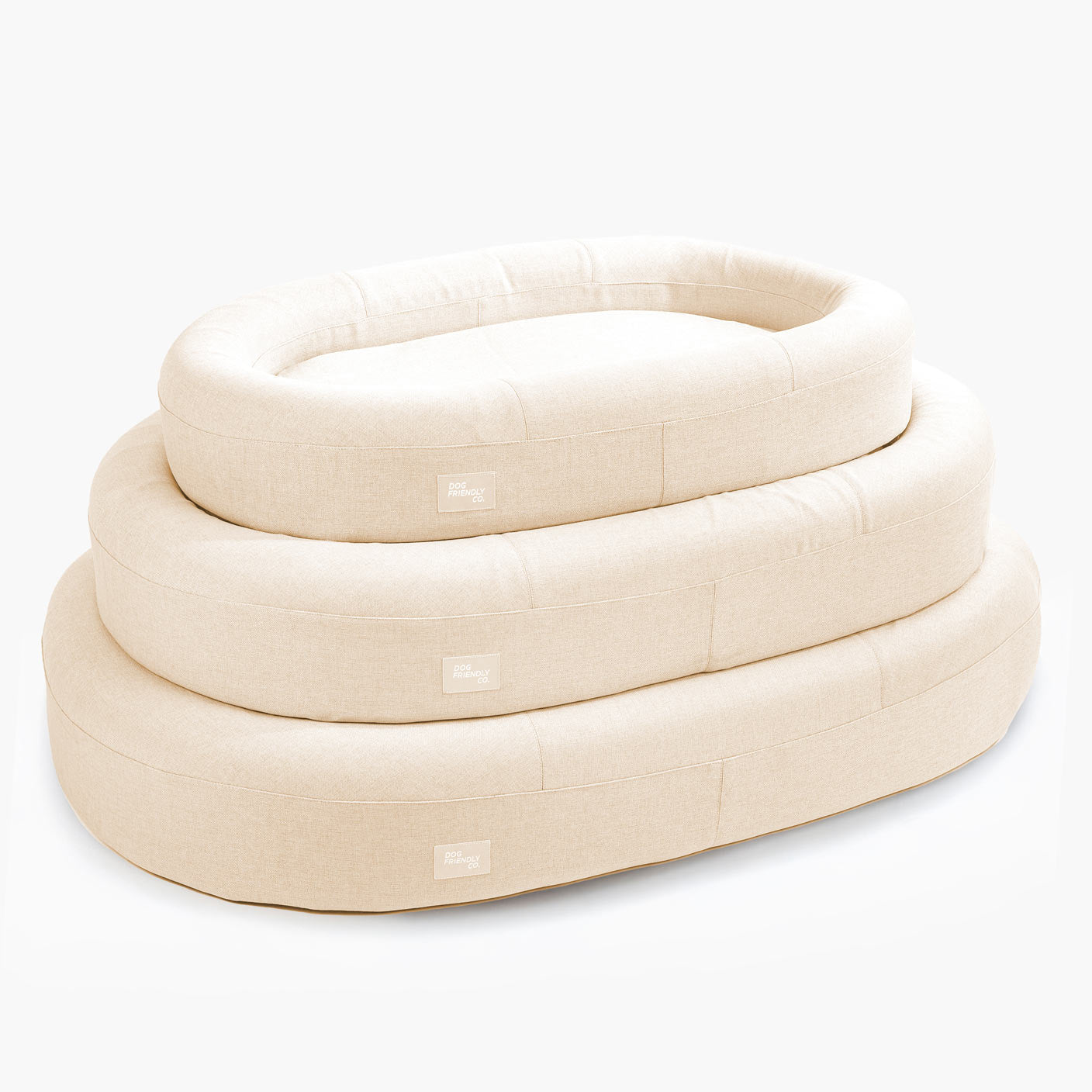 Chill Pill Memory Foam Dog Bed - Beige (Small)