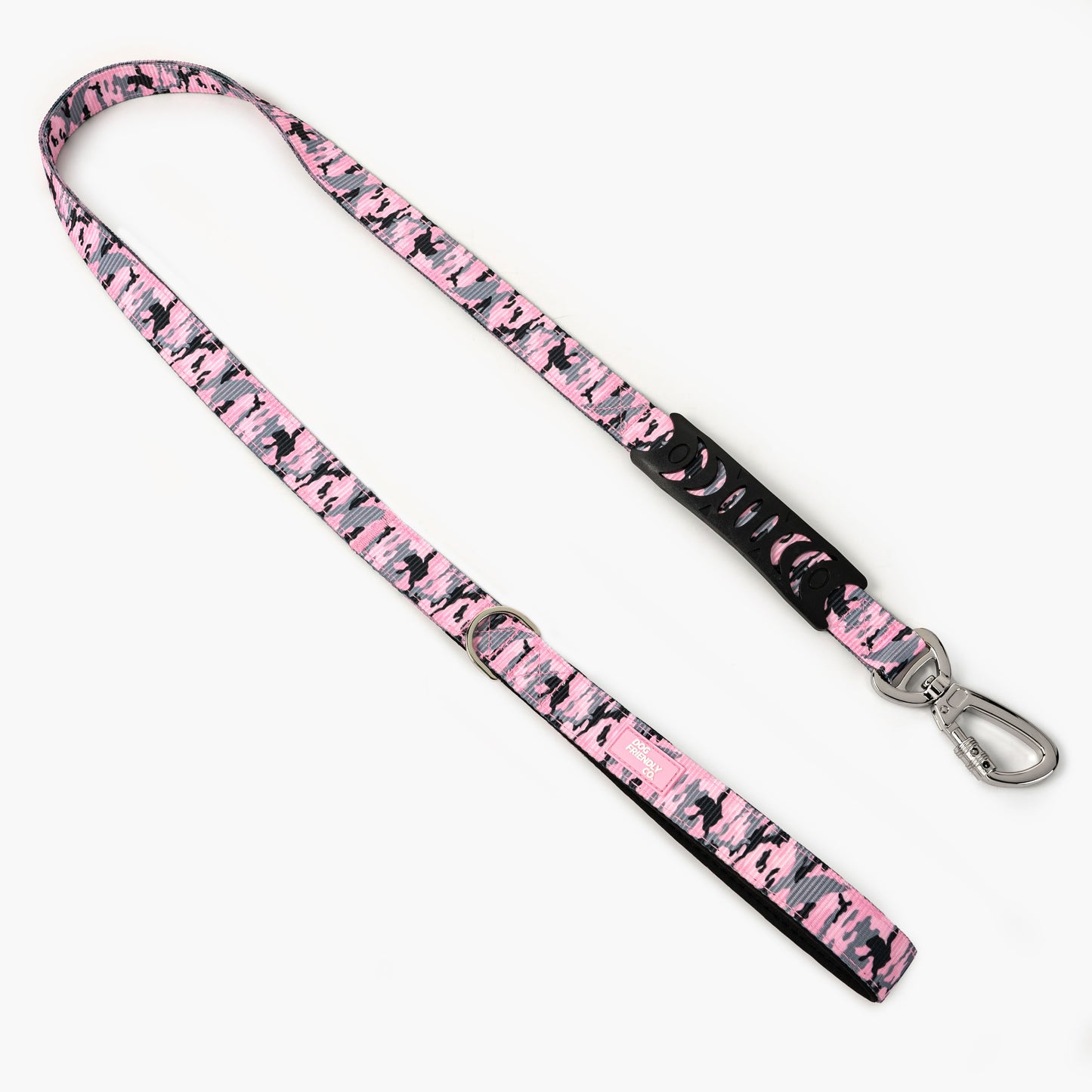 Halsband-Set für Spaziergänge - Rosa Camouflage