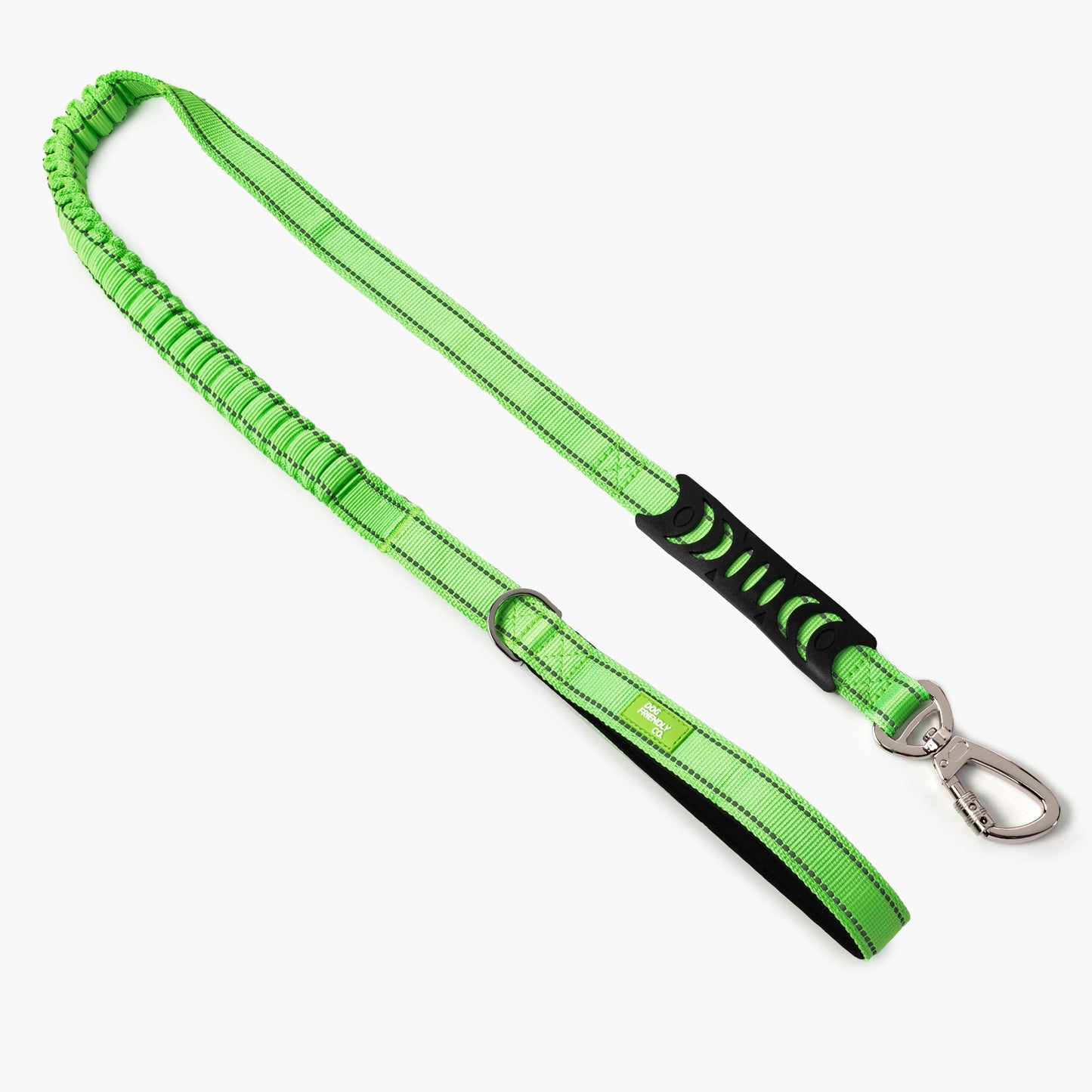 Bungee Dog Leash - Neon Green