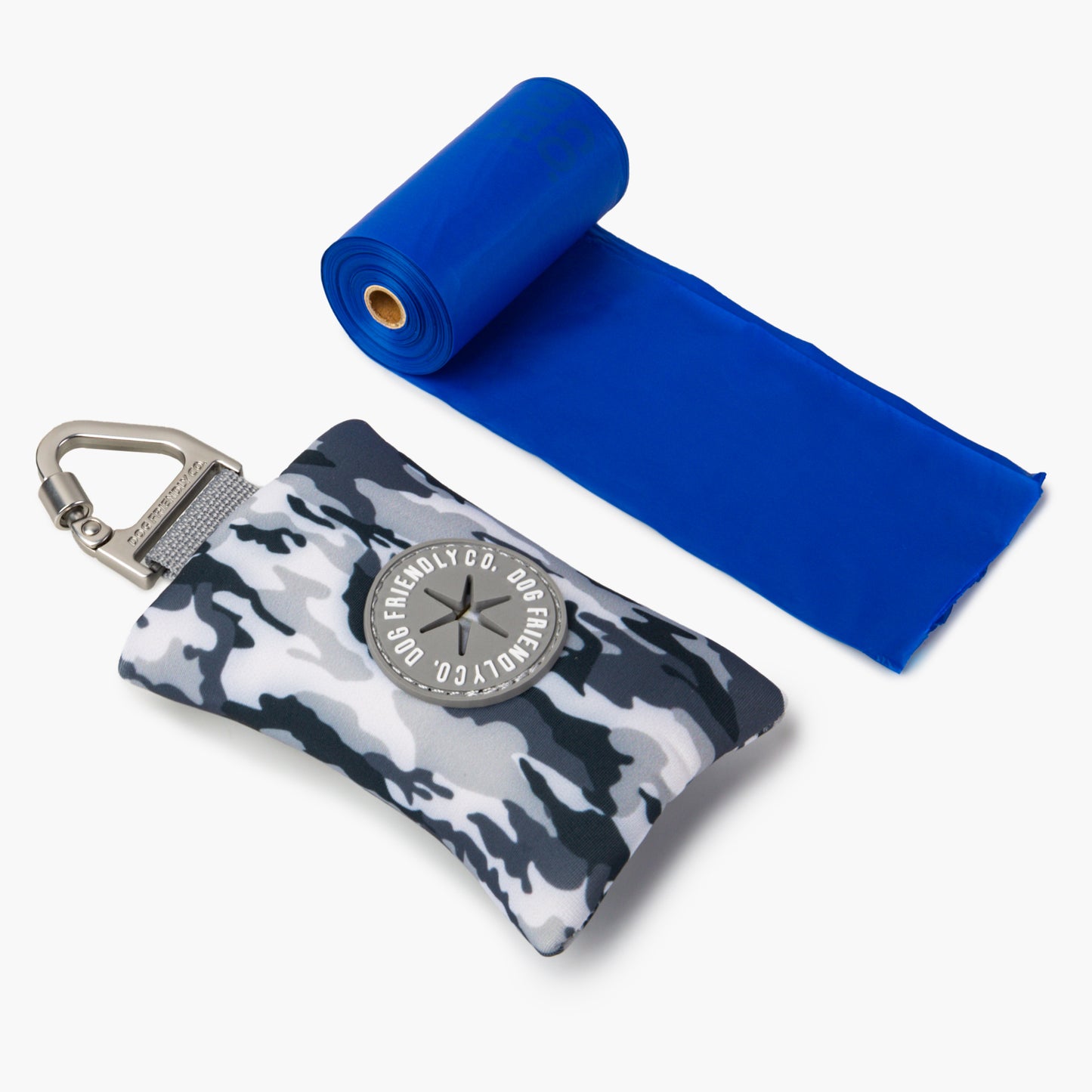 Dog Poop Bag Holder - Grey Camo