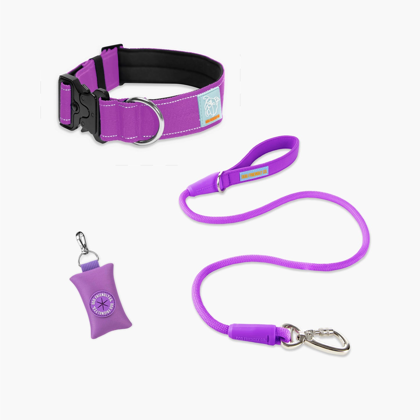 Collar Walk Set - Purple