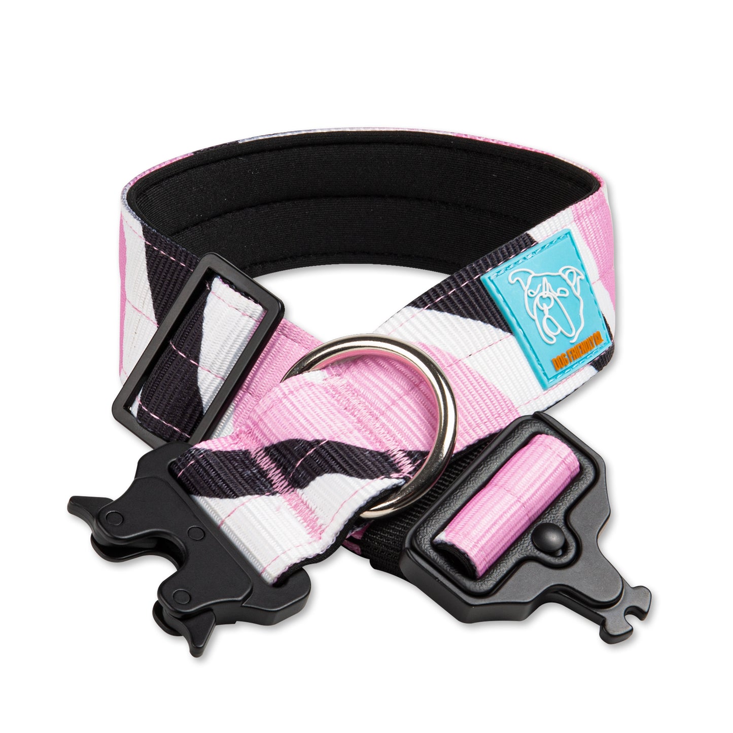 Tactical Dog Collar - Walk#001 Pink