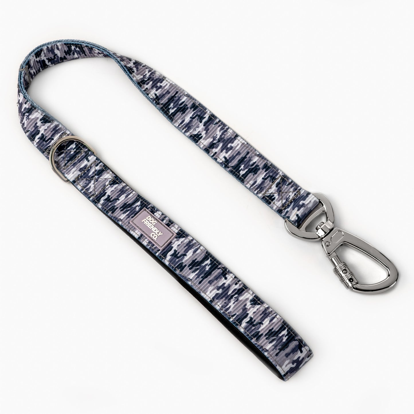 Short Trainer Dog Leash - Grey Camo