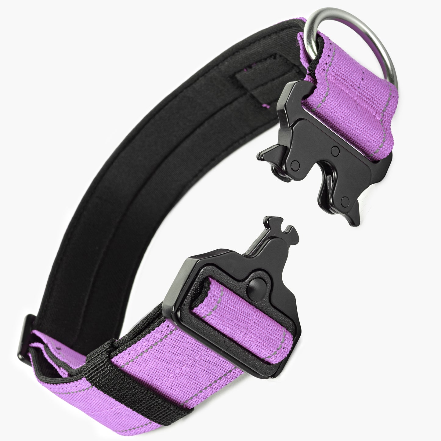 Tactical Dog Collar - Purple