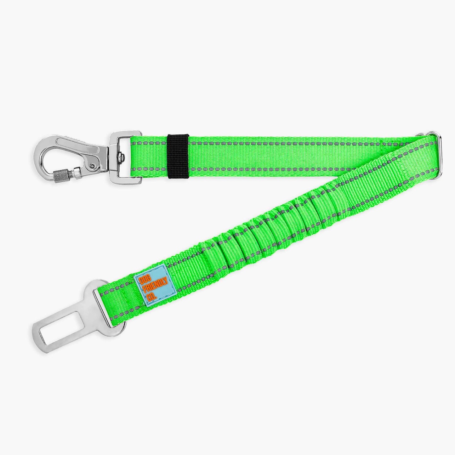 Dog Seat Belt - Neon Green