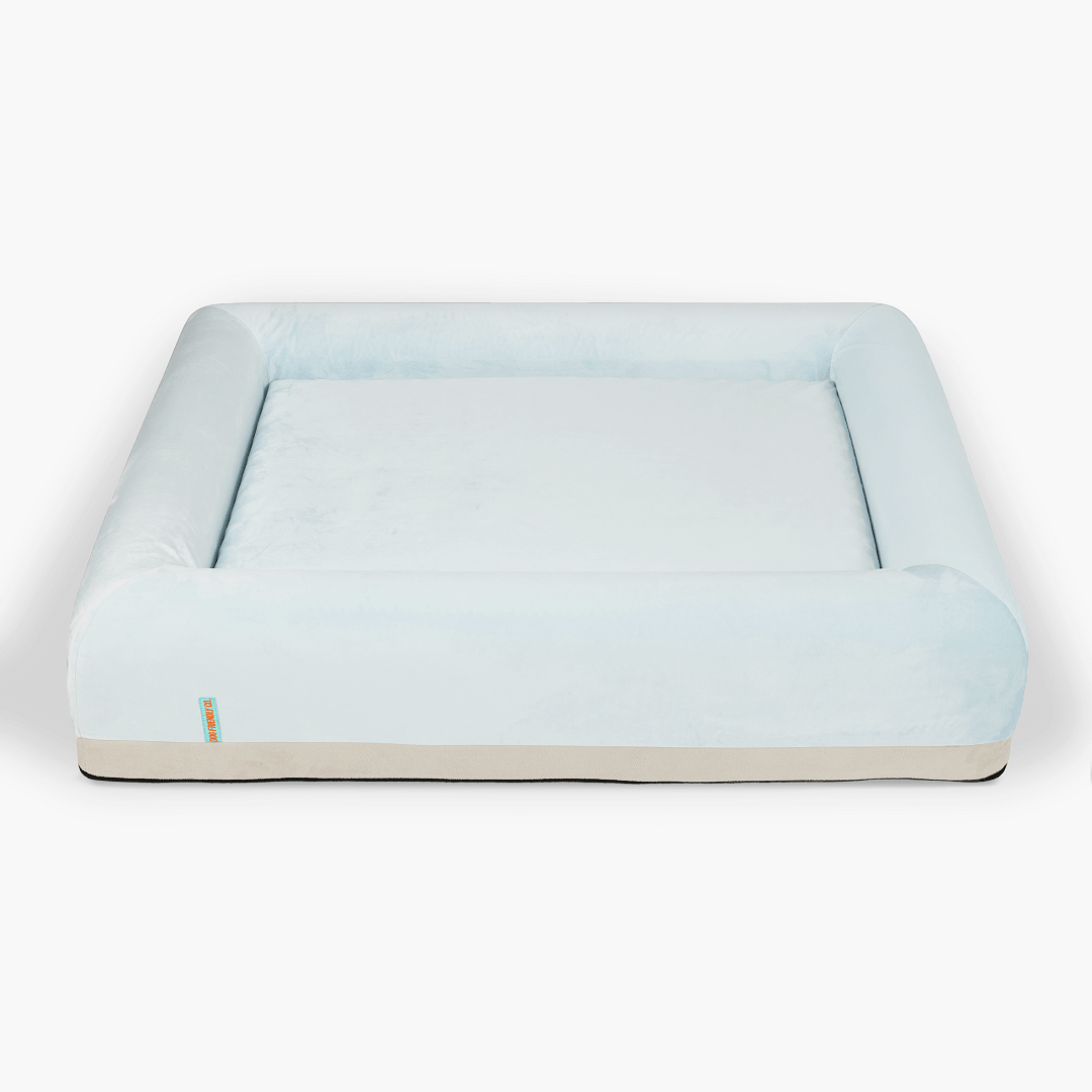 Orthopedic Memory Foam Dog Bed - Sky Blue (Small)