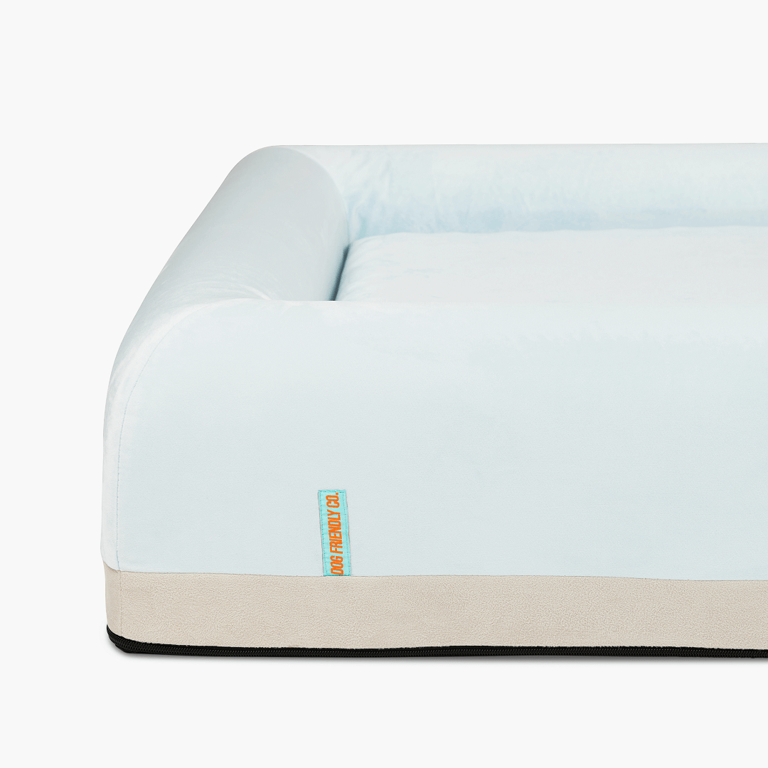 Orthopedic Memory Foam Dog Bed - Sky Blue (Small)